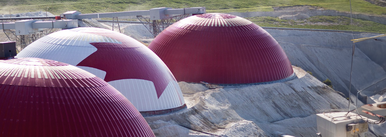 Highland Valley Copper Maple Leaf Domes
